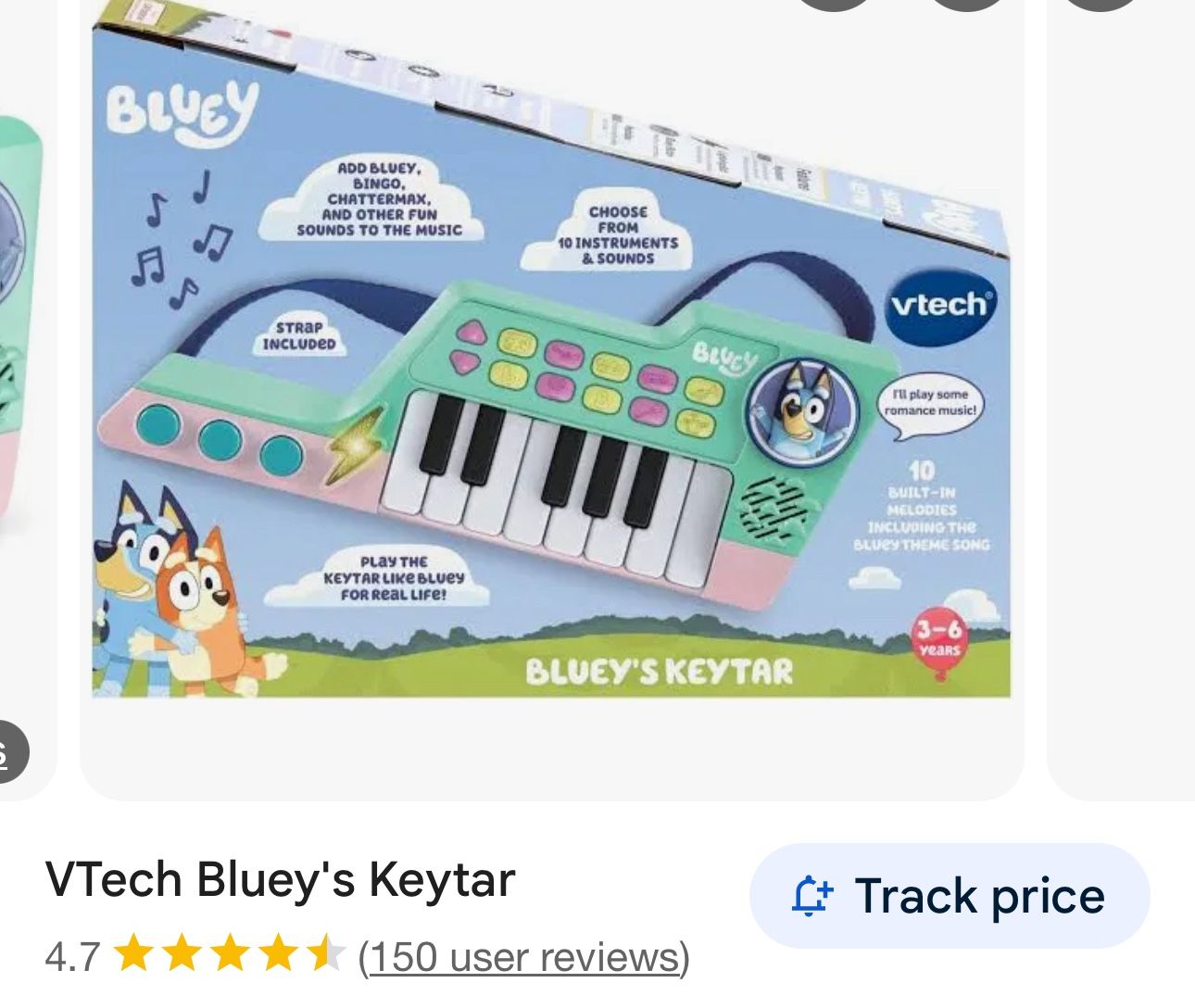 New In Box! Bluey Keyboard