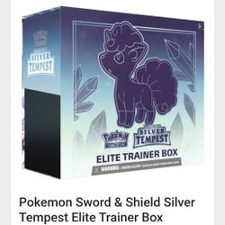 Pokemon Sword & Shield Silver Tempest Elite Trainer Box