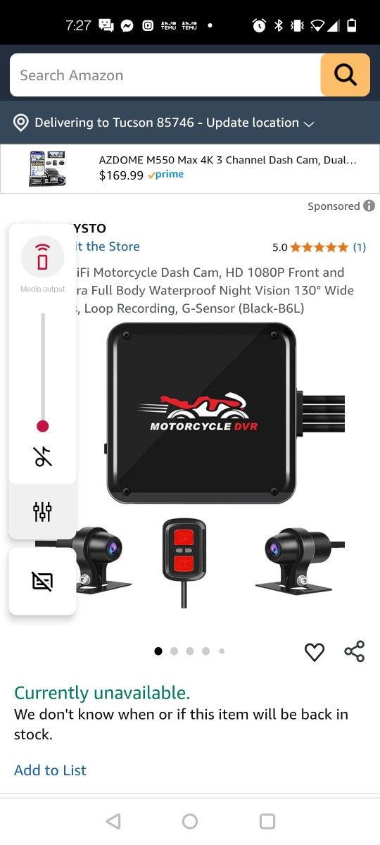 Motorcycle Dvr