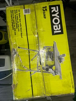 Ryobi 10 inch Table Saw with Folding Stand 15 AMP