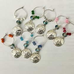Wine Glass Charms - Set Of 8