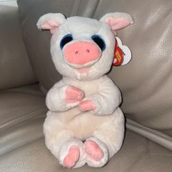 Ty Beanie Babies Plush Toy Penelope The Pig With Tag Good Condition Collectors
