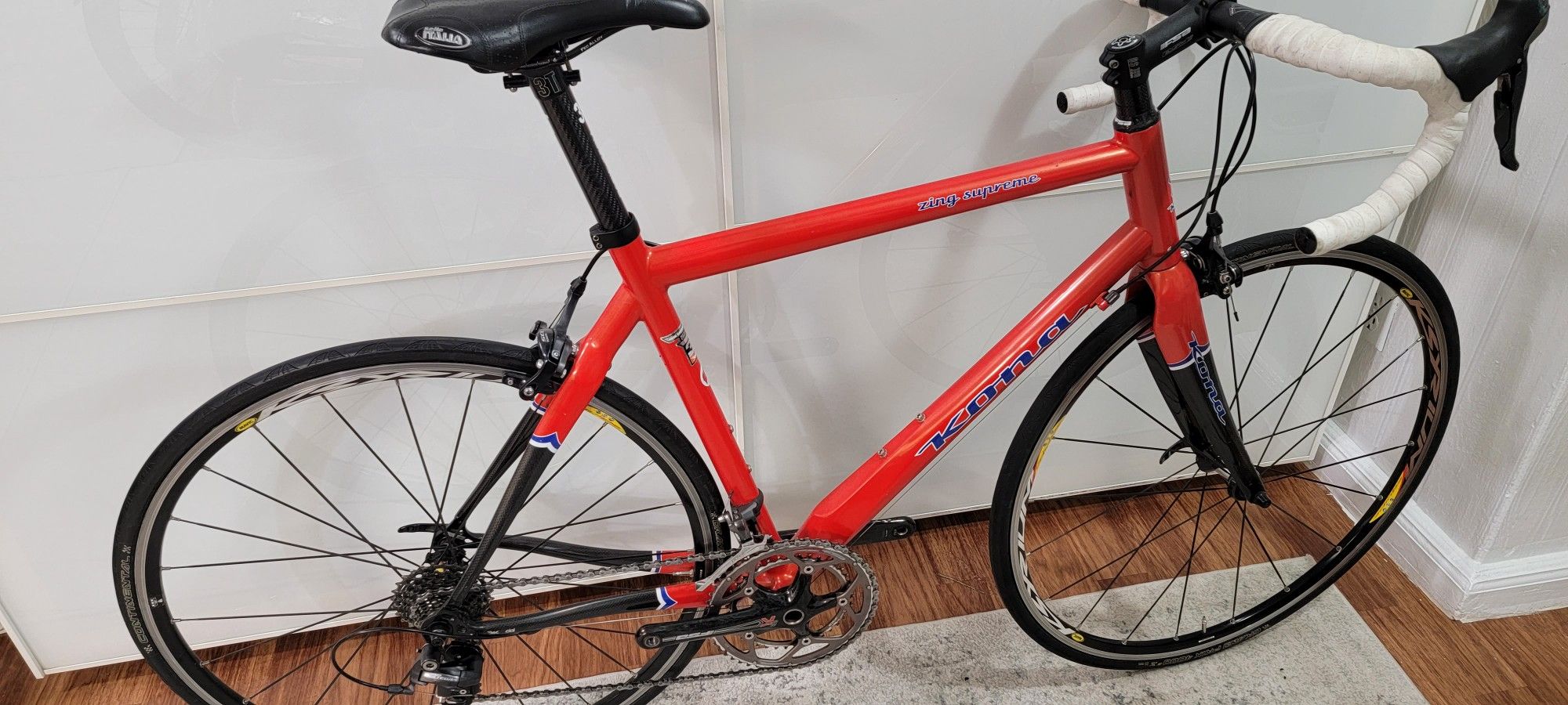 Kona Zing Supreme Carbon Fiber Bike 54cm....