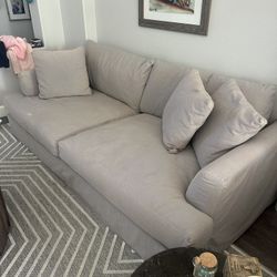 Arhaus Gray Sofa