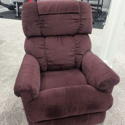 Deep Burgundy Red Reclining lazy Boy Chair Great Condition 