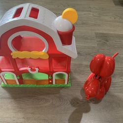 Dog Toy And Farm House 