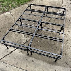 Bed Frame With Wood Headboard 