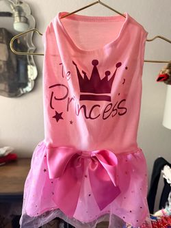 SMALL: Princess Dog Dress