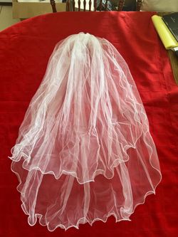 White Tulle Veil