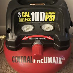 3 Gal Oilless Air Compressor 