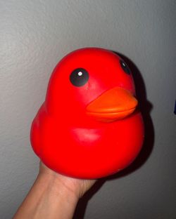 Sunny Days Red Squishy Duck