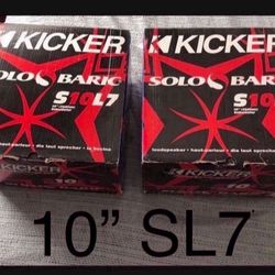 Kicker 10” L7 Solo-Baric (Old School, Brand New In The Box)