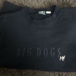 90s big dogs Crew Neck, Fits Like An XL