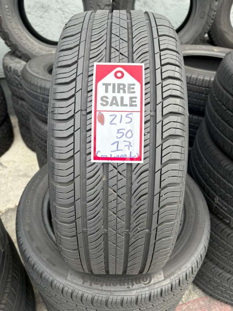 215-50-17 Continental Procontact Full Used Tire Set $240 Free Mounting And Balancing