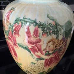 Beautiful Vase With Fairies 