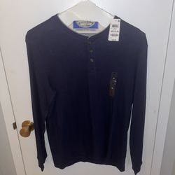 Club Room Men’s Navy Blue Pullover. New with Tags. Medium.