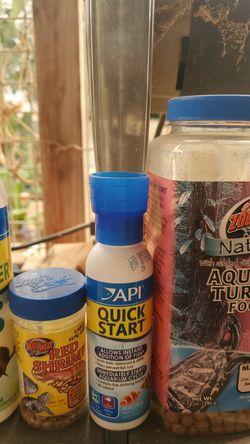 Turtle food and supplies