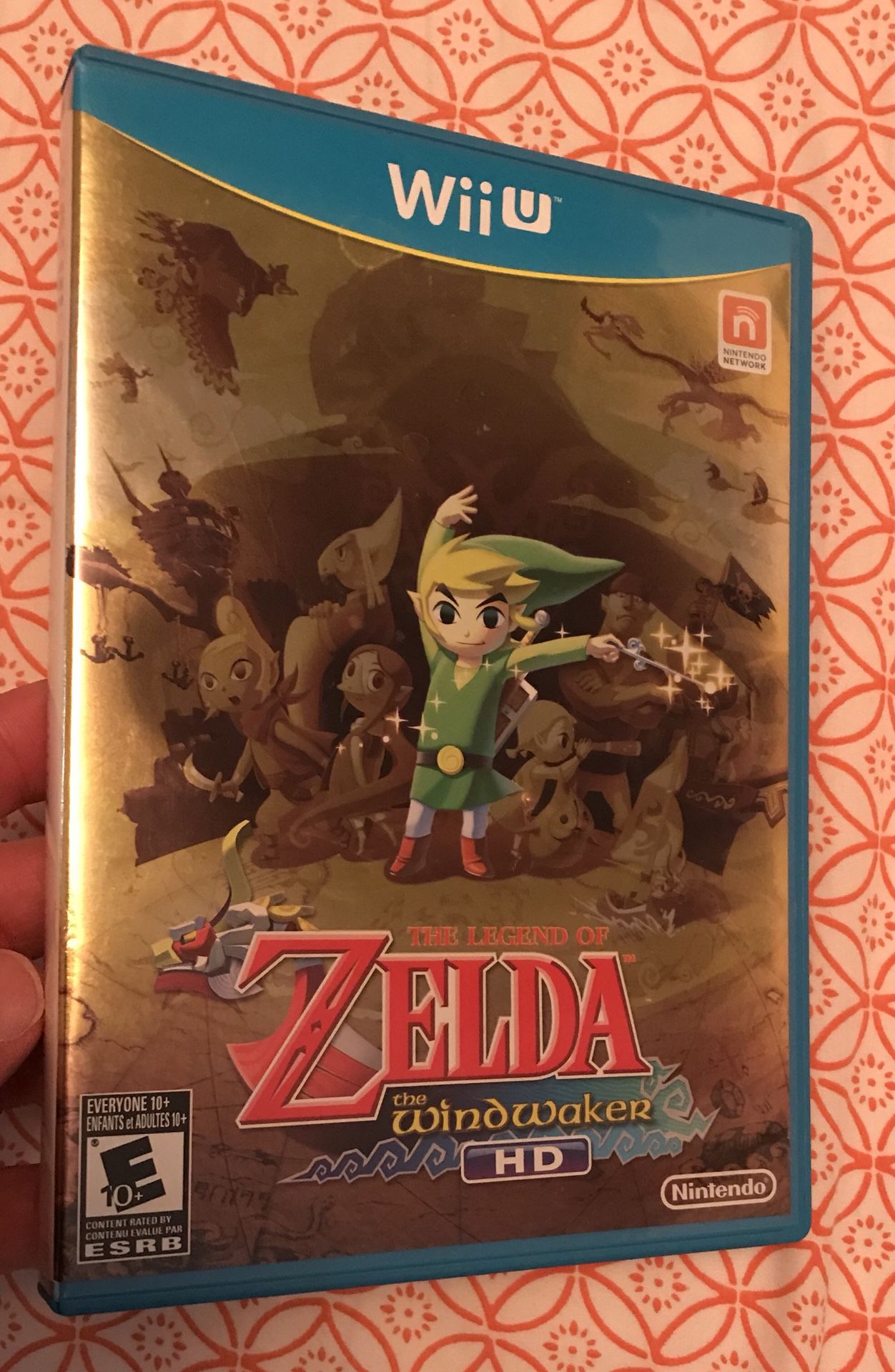The Legend of Zelda Windwaker HD for Nintendo Wii U system game console