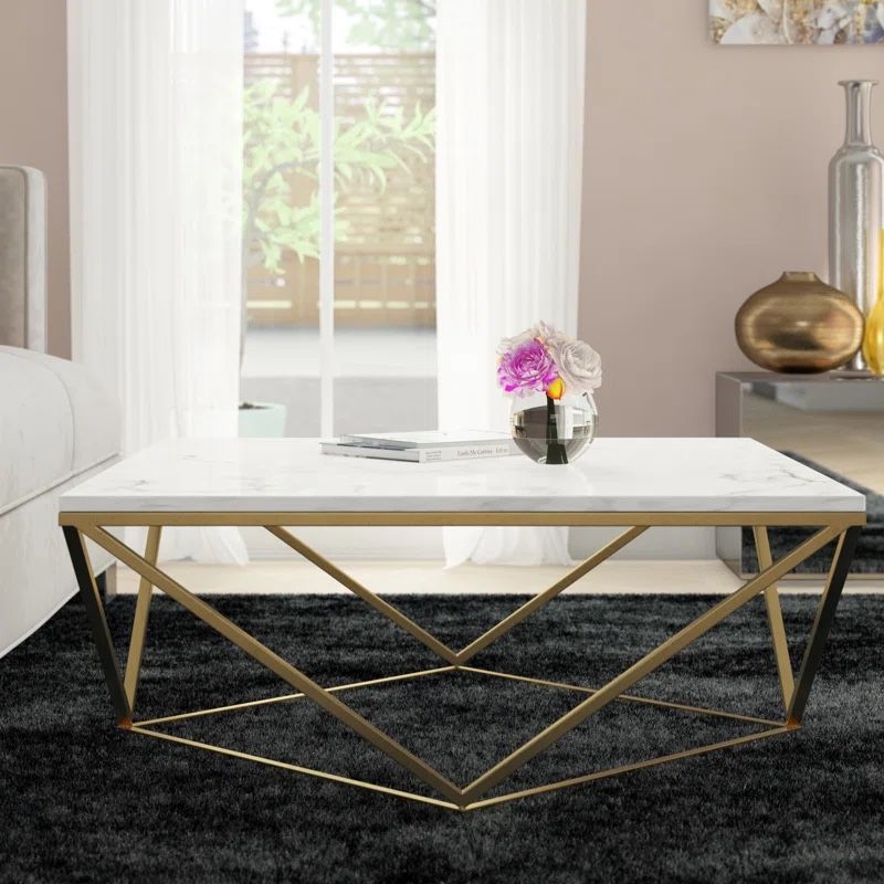 Genuine Marble Coffee Table