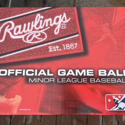 Rawlings Dozen Milb Official Game balls Sealed
