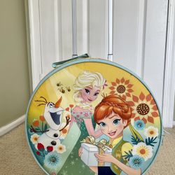 Disney Frozen Elsa & Anna round carry on bag - $60 OBO