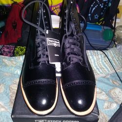 Mens Stacy Adams Madison Cap Toe Boot 9 1\2 