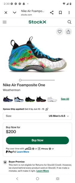 Foamposite weatherman