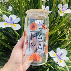Mothers Day Gift Glass Cup