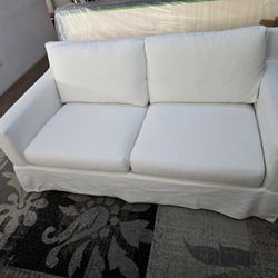 
York Square Arm Slipcovered From Pottery Barn  Loveseat 