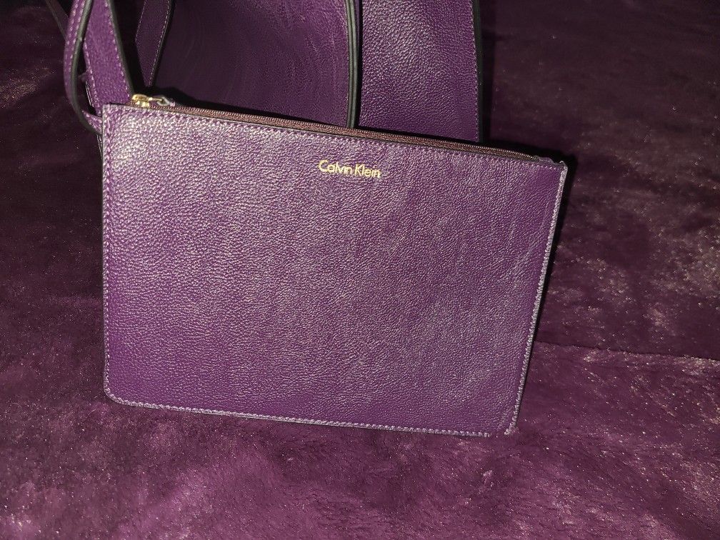 Shoulder Purse Calvin Klein Lavender Purse Klein Jeans Calvin