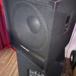Take Everything $800 New 18"Subs,12"PA Speakers And 12"Bass Subs For Car