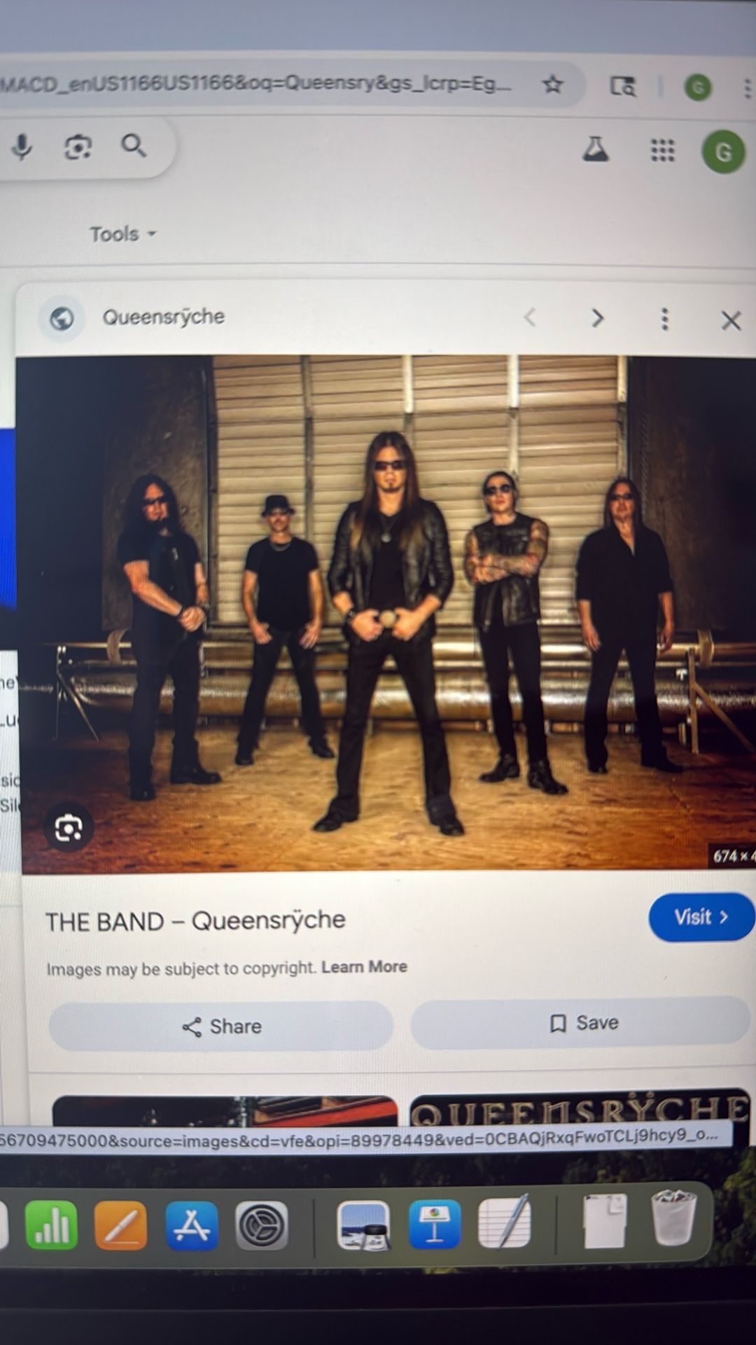 Queensryche 4th Row Center