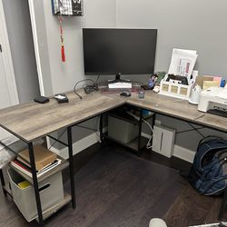 L Shape Desk (convertible) 
