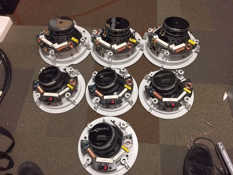 Proficient C660 & C870 Ceiling Speakers