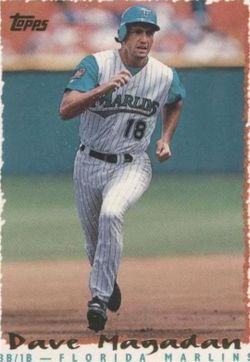 1995 Topps: #283 Dave Magadan Florida Marlins