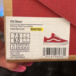 Old Skool Vans 