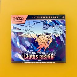 Pokémon TCG: Mega Evolution—Chaos Rising Elite Trainer Box (ETB) — FACTORY SEALED