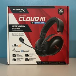 HyperX Cloud III S Wireless - Black/Red