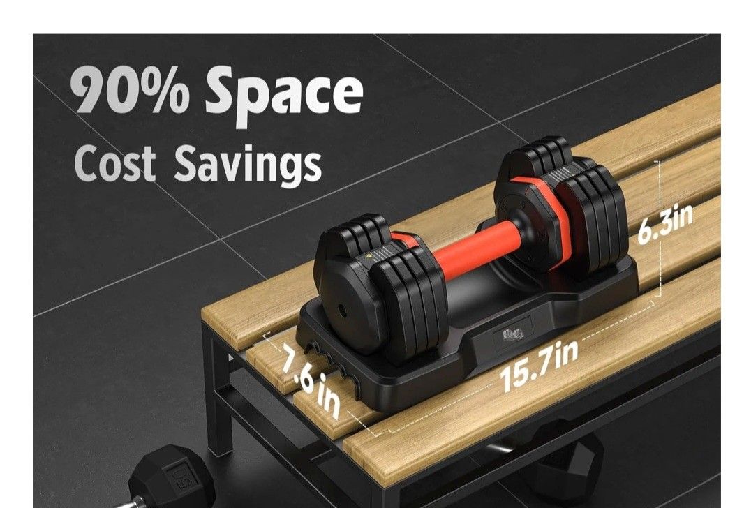 Adjustable Dumbbells Set 25LB