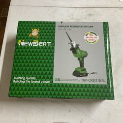 New Beat -Cordless Reciprocating Saw With 2 Batteries