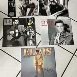 Five 2000-2001 Elvis Presley Calenders