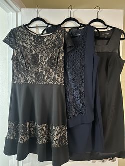Women’s Black Navy Dresses Size 14