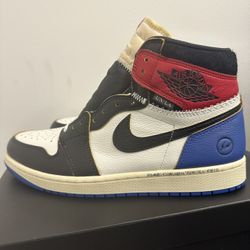 Union x Fragment Jordan 1 Varsity Red  Sport Royal Size 11