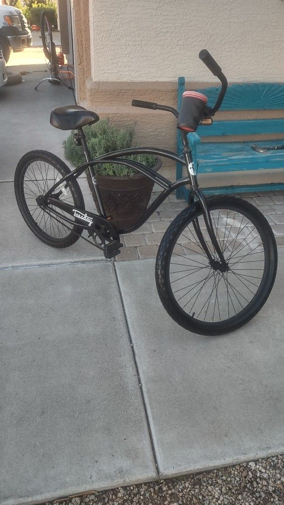 Men's 26 Inch Tuesday Extended Frame Beach Cruiser Bike Single Speed