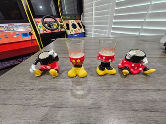 All authentic Disney shot glasses from Disneyland and Walt Disney World selling all together make me an offer no low ballers you will be blocked.