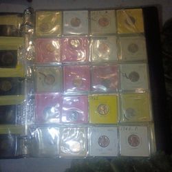 Penny Collection Pennies From 1960's To 80's