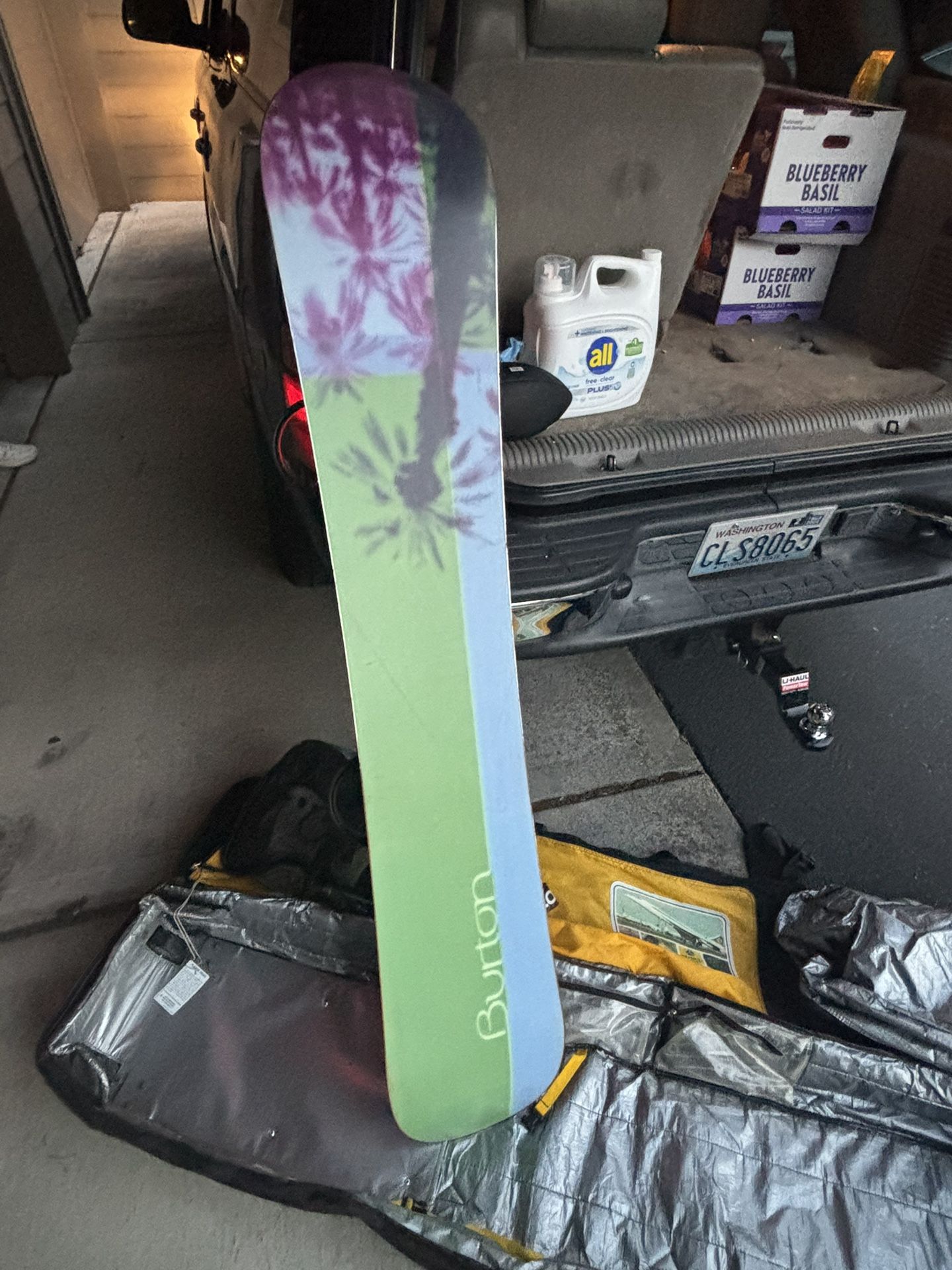Snowboard With Boots