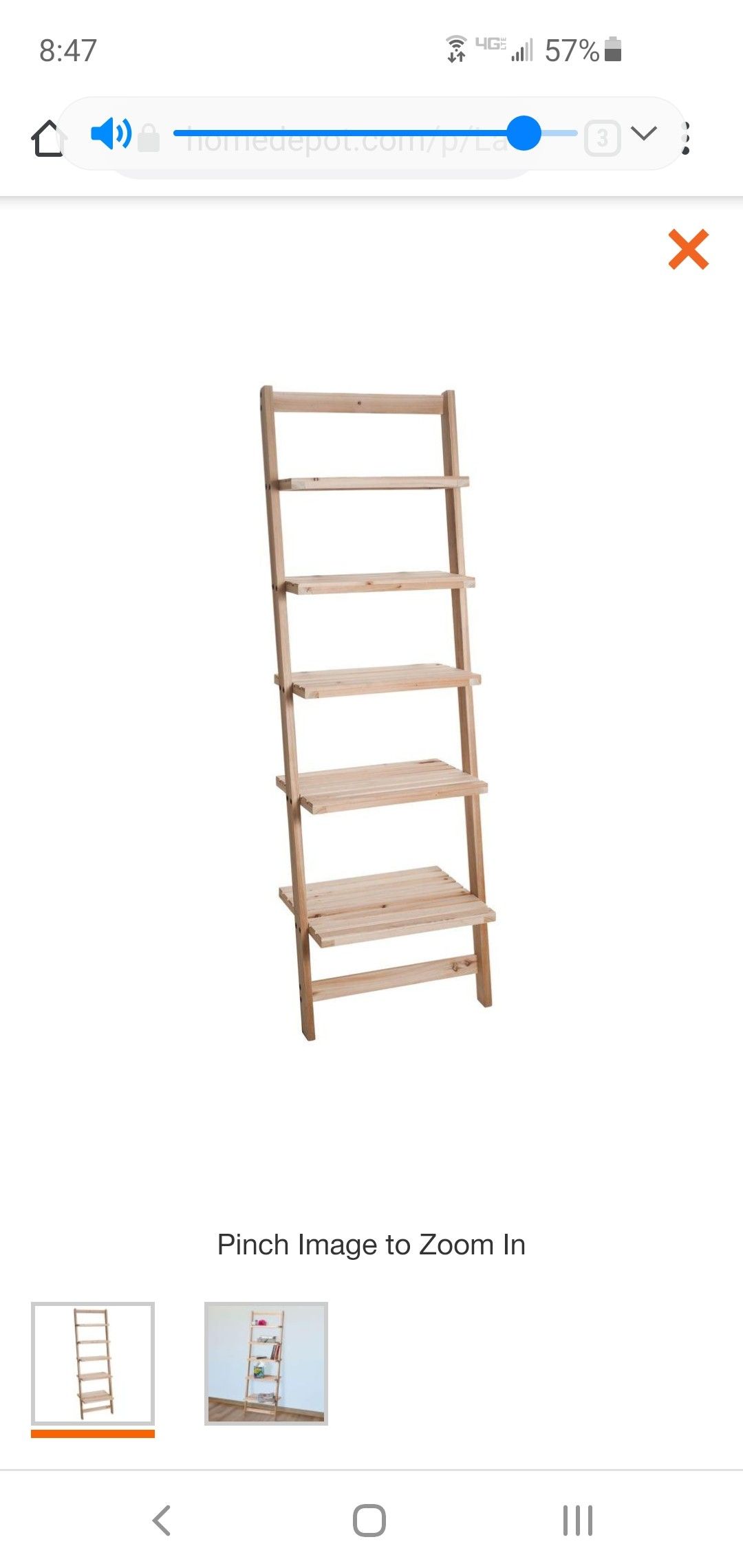 Ladder book shelf