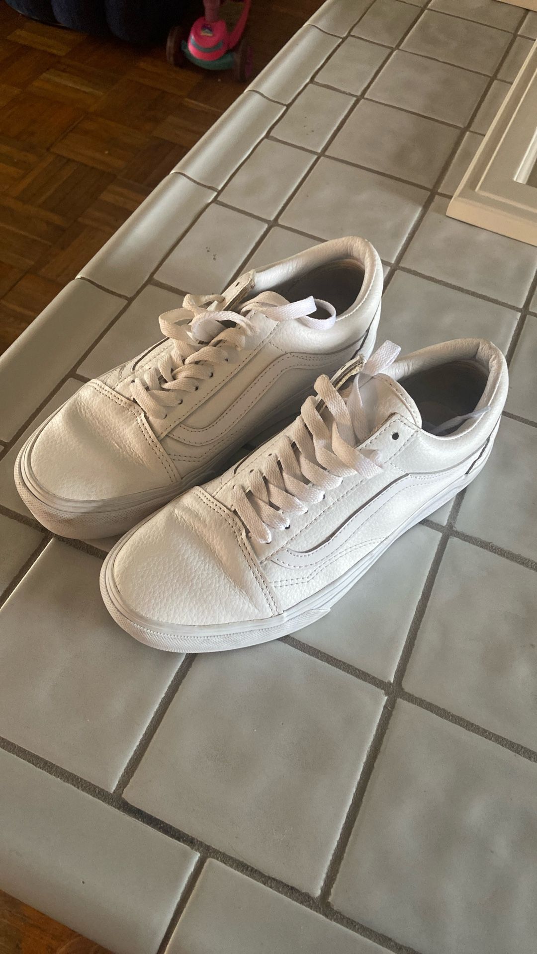 White Vans 7 US Men/ 8.5 Women