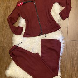 pants and sweatshirt